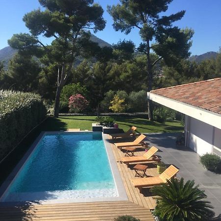 Chambre Luxe Dans Villa De Standing Avec Piscine, Acces Discret Et Independant, Terrasse Arboree Et Parking Prive La Valette-du-Var Zewnętrze zdjęcie