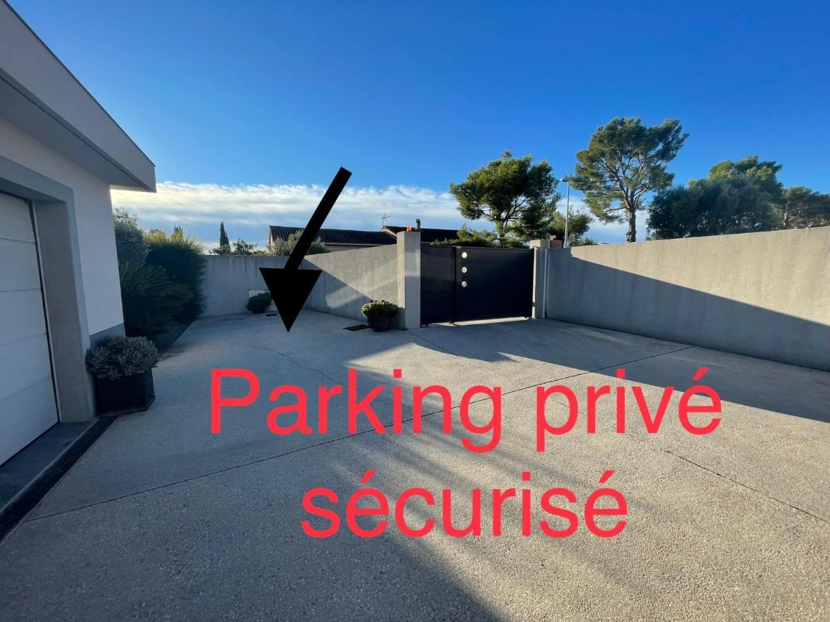 Chambre Luxe Dans Villa De Standing Avec Piscine, Acces Discret Et Independant, Terrasse Arboree Et Parking Prive La Valette-du-Var Zewnętrze zdjęcie